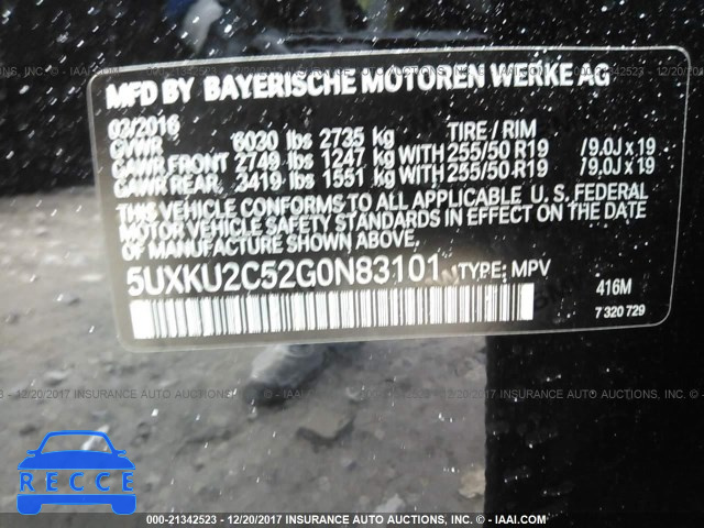 2016 BMW X6 XDRIVE35I 5UXKU2C52G0N83101 Bild 8
