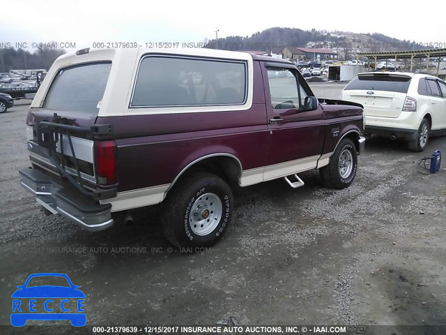 1992 FORD BRONCO U100 1FMEU15H4NLA57785 image 3