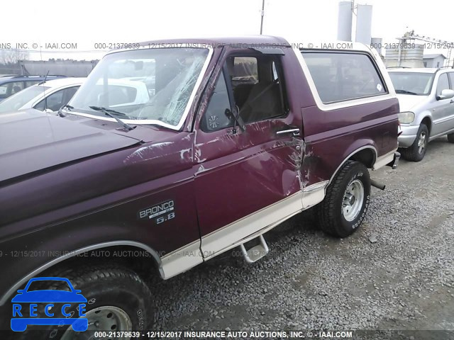 1992 FORD BRONCO U100 1FMEU15H4NLA57785 image 5