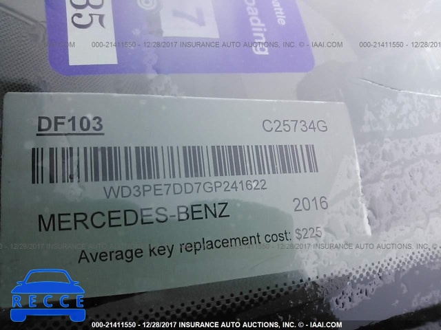 2016 MERCEDES-BENZ SPRINTER 2500 WD3PE7DD7GP241622 зображення 8