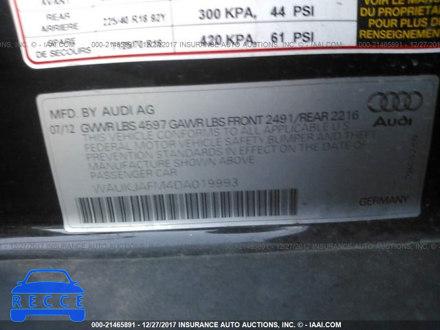 2013 AUDI A3 PREMIUM PLUS WAUKJAFM4DA019993 image 8