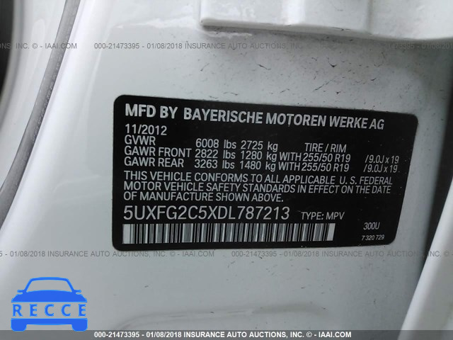 2013 BMW X6 XDRIVE35I 5UXFG2C5XDL787213 image 8