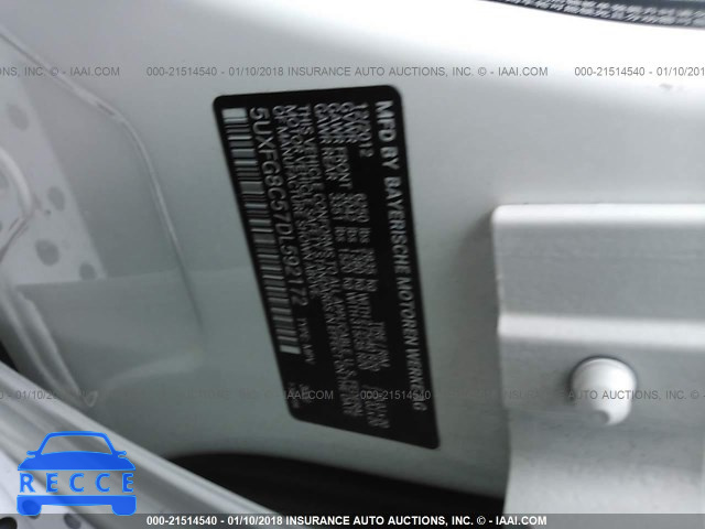 2013 BMW X6 XDRIVE50I 5UXFG8C57DL592172 image 8