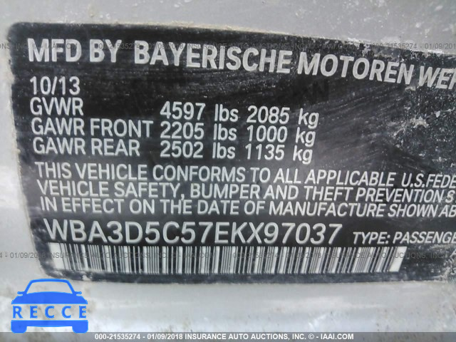 2014 BMW 328 D/XDRIVE WBA3D5C57EKX97037 image 8