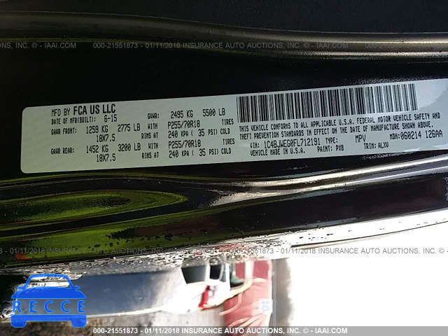 2015 JEEP WRANGLER UNLIMITE SAHARA 1C4BJWEG0FL712191 image 8