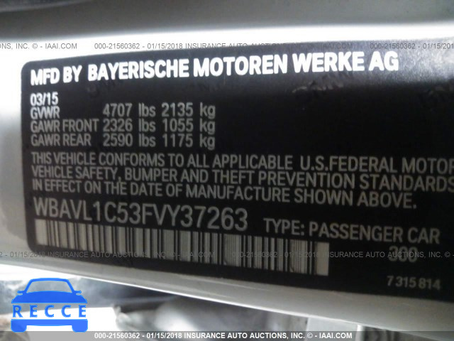 2015 BMW X1 XDRIVE28I WBAVL1C53FVY37263 image 8