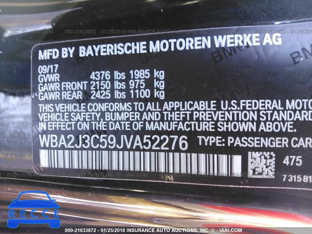 2018 BMW 230XI WBA2J3C59JVA52276 зображення 8