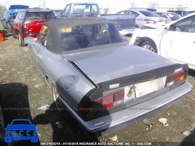 1985 ALFA ROMEO VELOCE 2000 SPIDER ZARBA541XF1021999 image 2