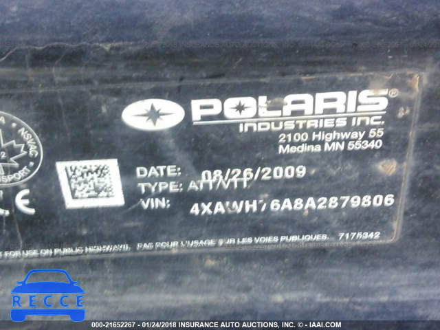 2010 POLARIS RANGER 800 CREW 4XAWH76A8A2879806 image 9