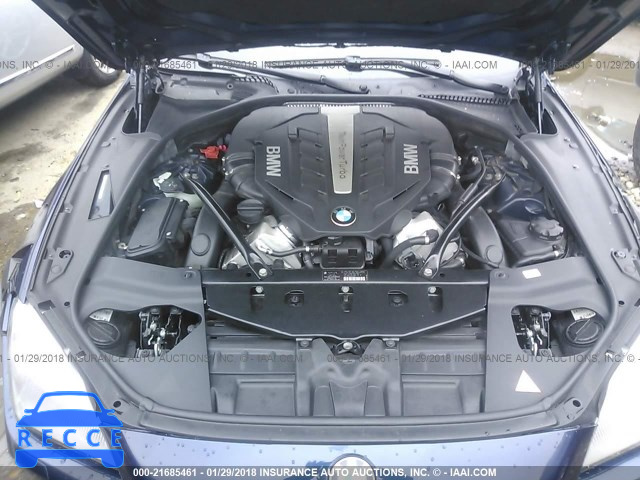 2012 BMW 650 I WBALX3C57CC528829 зображення 9