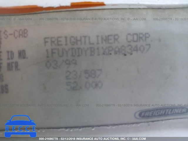 1999 FREIGHTLINER CONVENTIONAL FLD120 1FUYDDYB1XPA83407 image 9