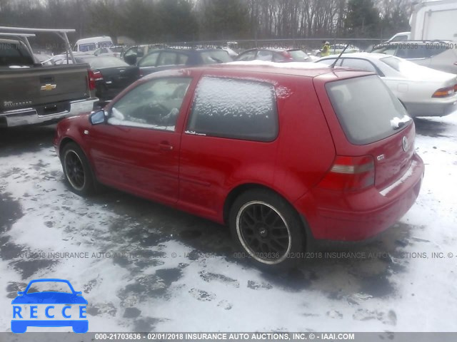 2001 VOLKSWAGEN GTI GLS 9BWDD61J214051080 image 2
