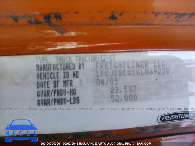 2006 FREIGHTLINER ST120 ST120 1FUJBBCG16LU69228 image 9