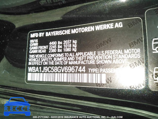 2016 BMW M235XI WBA1J9C58GV696744 image 8