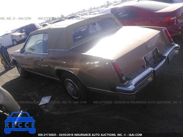 1984 CADILLAC ELDORADO 1G6AL5788EE669179 image 2