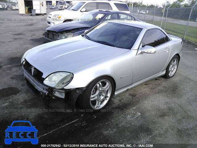 2002 MERCEDES-BENZ SLK 32 AMG KOMPRESSOR WDBKK66F42F249725 image 1