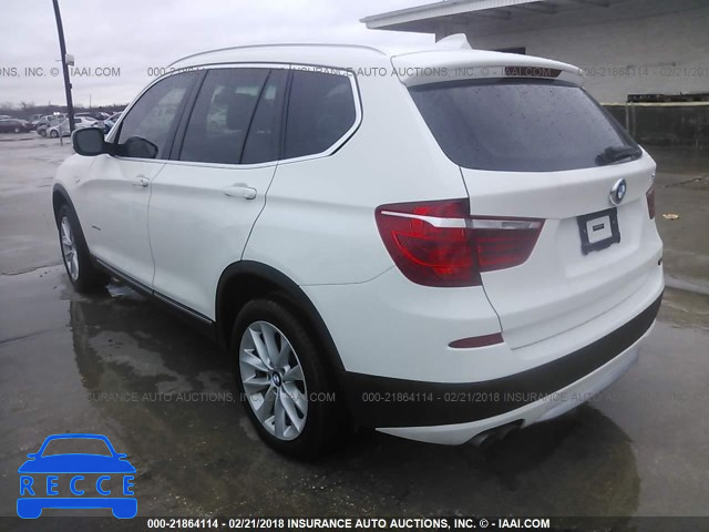 2012 BMW X3 XDRIVE28I 5UXWX5C56CL726845 зображення 2