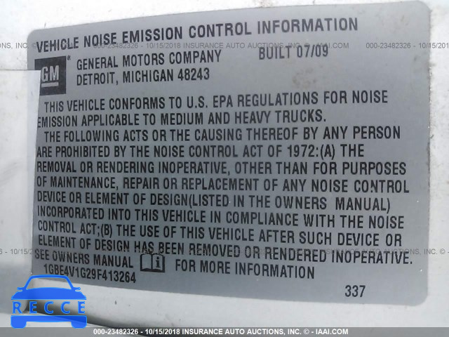 2009 CHEVROLET C4500 C4V042 1GBE4V1G29F413264 image 9