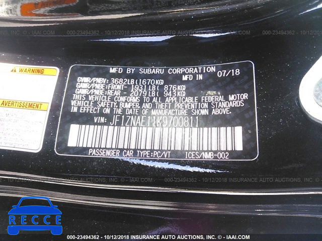 2019 TOYOTA 86 GT/TRD SE JF1ZNAE11K9700811 image 8