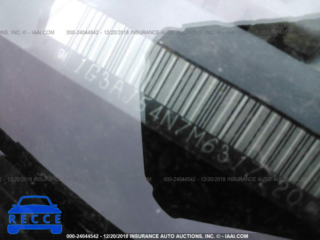 1991 OLDSMOBILE CUTLASS CIERA S 1G3AJ54N7M6317720 image 8