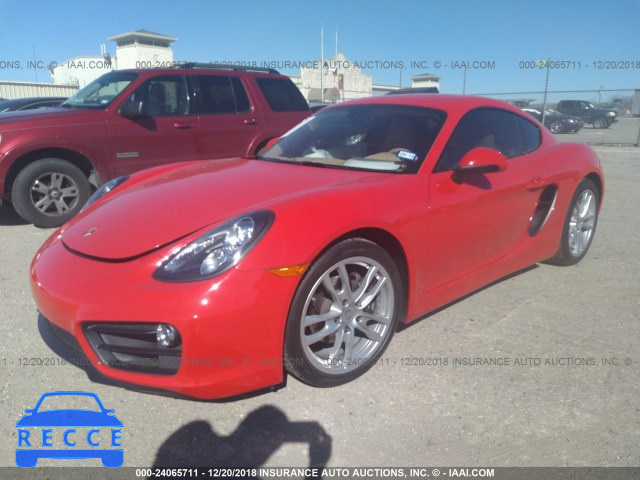 2015 PORSCHE CAYMAN WP0AA2A88FK160562 image 1