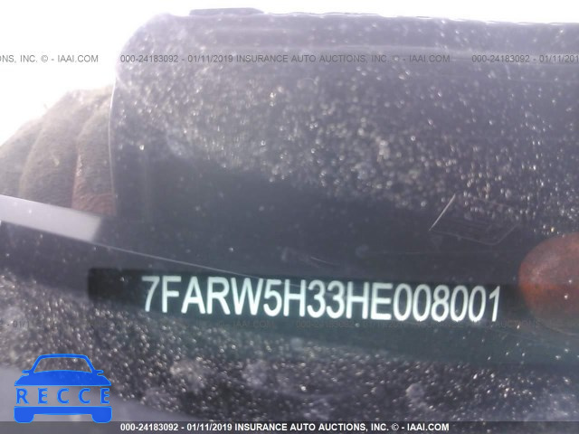 2017 HONDA CR-V LX 7FARW5H33HE008001 image 8