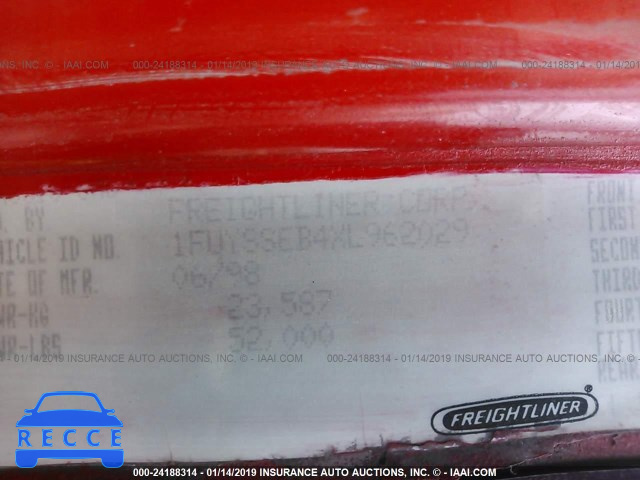 1999 FREIGHTLINER CONVENTIONAL FLC120 1FUYSSEB4XL962029 Bild 8