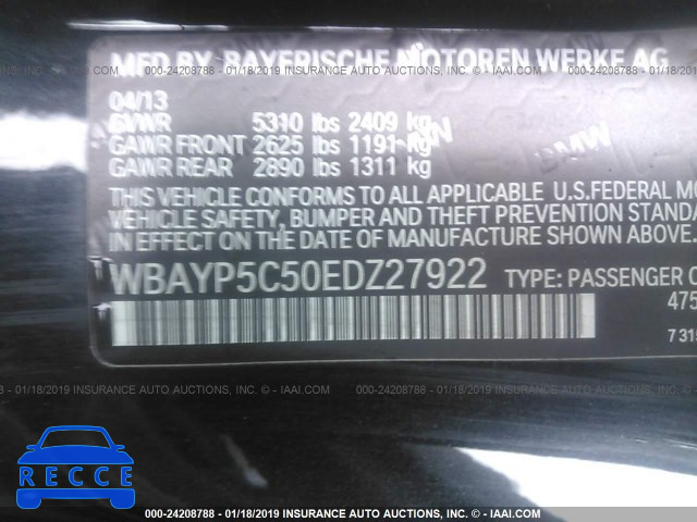 2014 BMW 640 XI WBAYP5C50EDZ27922 image 8