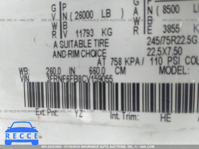 2012 FORD F650 SUPER DUTY 3FRNF6FB8CV159055 image 8