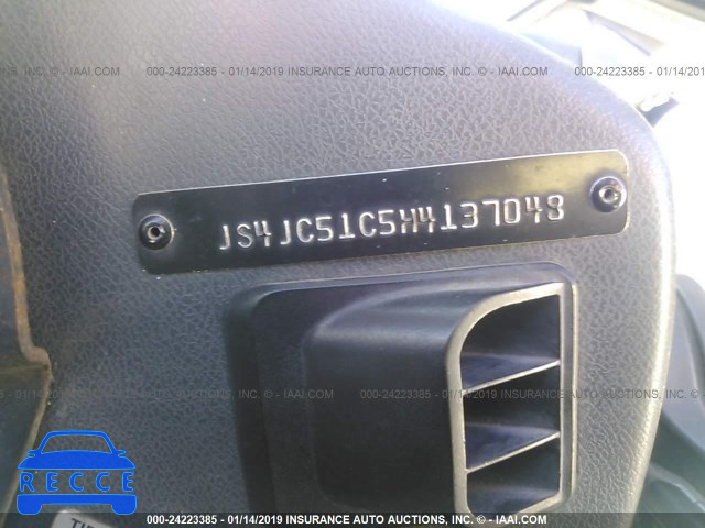 1987 SUZUKI SAMURAI JS4JC51C5H4137048 image 8