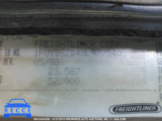 1999 FREIGHTLINER CONVENTIONAL FLD120 1FUYDSZB4XL977540 image 8
