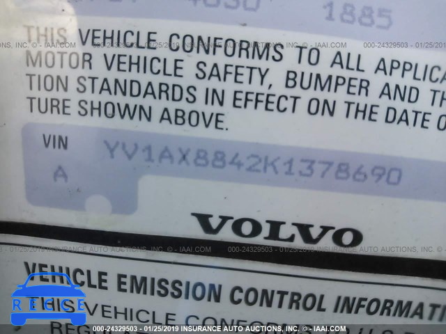 1989 VOLVO 244 DL/GL YV1AX8842K1378690 image 8
