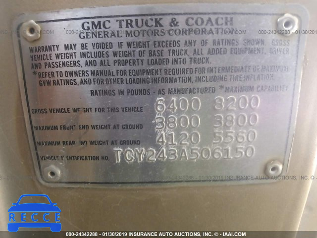 1973 GMC 2500 TCY243A506150 image 8