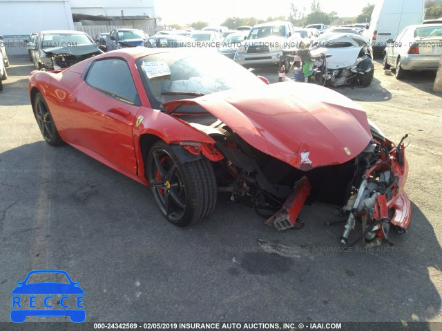 2014 FERRARI 458 SPIDER ZFF68NHA7E0196489 image 0