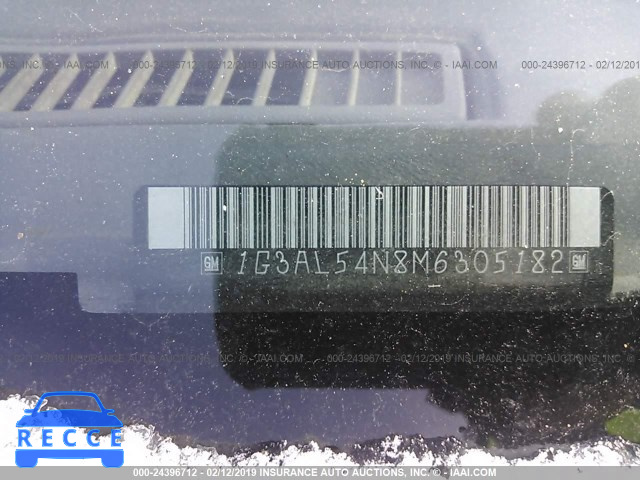 1991 OLDSMOBILE CUTLASS CIERA 1G3AL54N8M6305182 image 8
