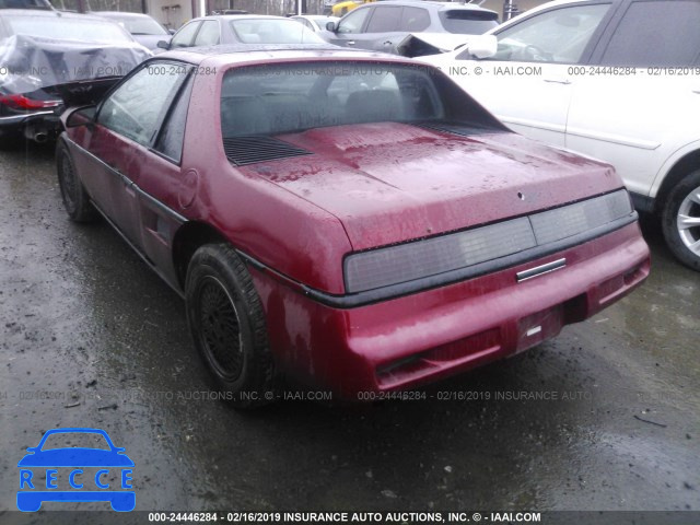 1988 PONTIAC FIERO 1G2PE11R7JP225550 image 2