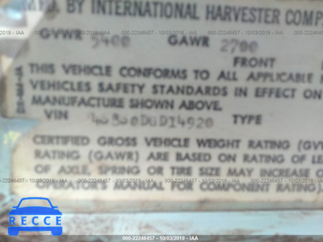 1974 INTERNATIONAL SCOUT 4S8S0DGD14920 image 8