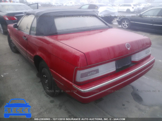 1989 CADILLAC ALLANTE 1G6VR318XKU101207 image 2