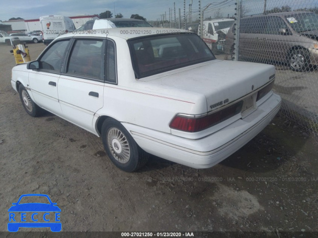 1992 MERCURY TOPAZ GS 2MEPM36U1NB630578 зображення 2