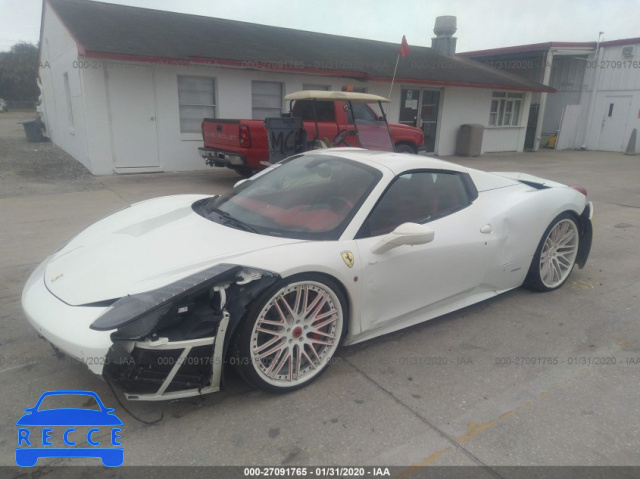 2012 FERRARI 458 SPIDER ZFF68NHA8C0187586 зображення 1