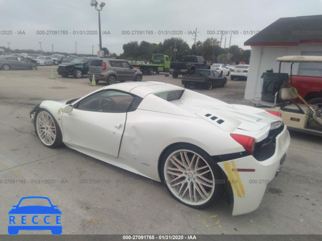 2012 FERRARI 458 SPIDER ZFF68NHA8C0187586 зображення 2