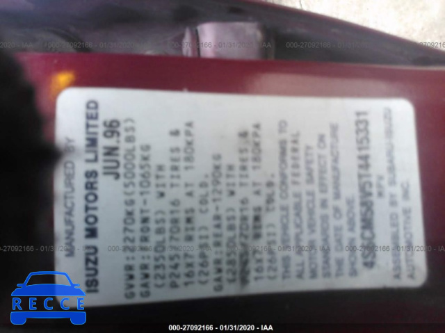 1996 HONDA PASSPORT EX/LX 4S6CM58V5T4415331 image 7