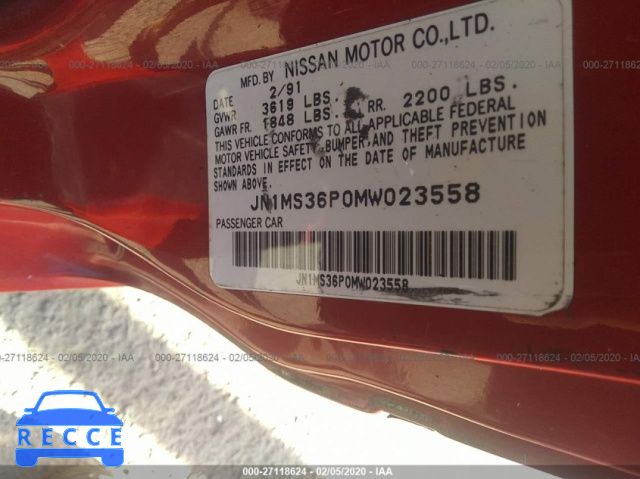 1991 NISSAN 240SX LE/SE JN1MS36P0MW023558 Bild 8