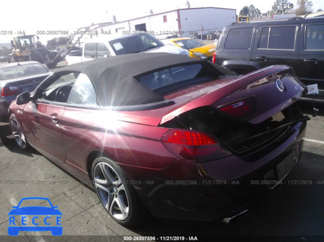 2012 BMW 6 SERIES I WBALZ3C54CDL72253 image 2