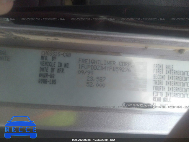 2000 FREIGHTLINER FLD FLD120 1FUPDDZB4YPB59276 image 8