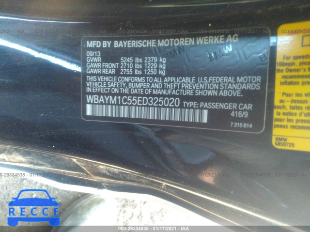 2014 BMW 6 SERIES 650I XDRIVE WBAYM1C55ED325020 image 8
