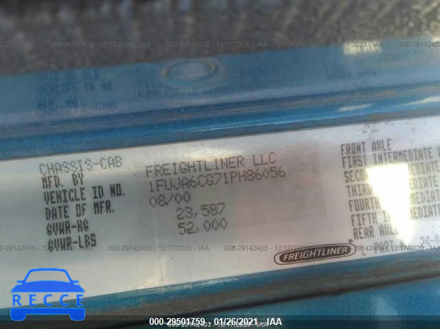 2001 FREIGHTLINER COLUMBIA COLUMBIA 1FUJA6CG71PH86056 image 8