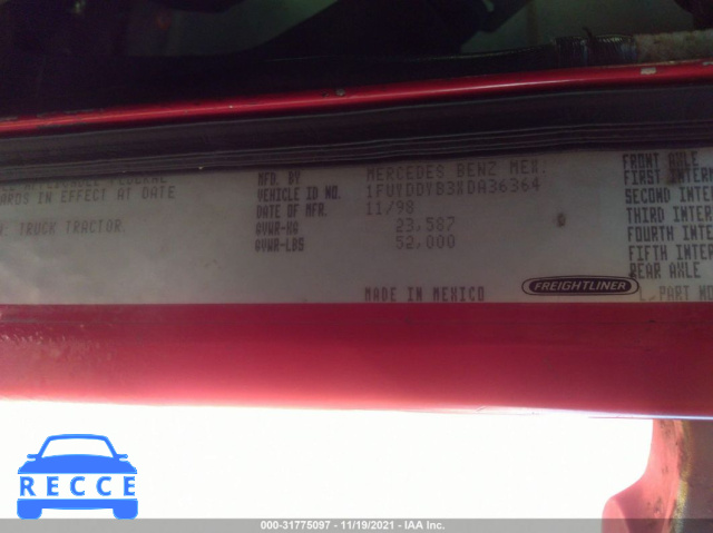 1999 FREIGHTLINER FLD FLD120 1FUYDDYB3XDA36364 image 8