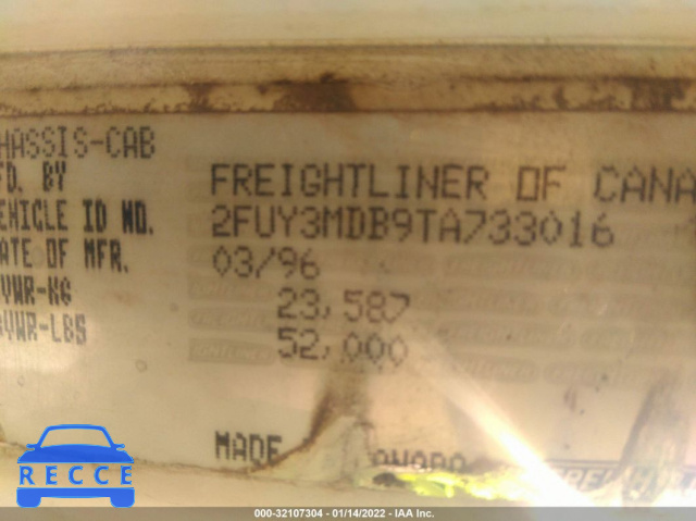 1996 FREIGHTLINER FLD FLD112 2FUY3MDB9TA733016 image 8