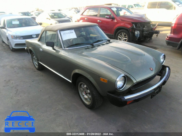 1982 FIAT 124 SPIDER ZFAAS00B7C5000432 зображення 0